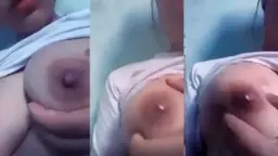 Abg Sange Remas Toket Sampe Muncrat Susu