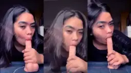 Aviva Ngewe Pake Dildo Tiktokers Binal Sambil Ngocok