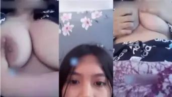 Dewi Toge Pamer Tetek Mulus Di Ometv