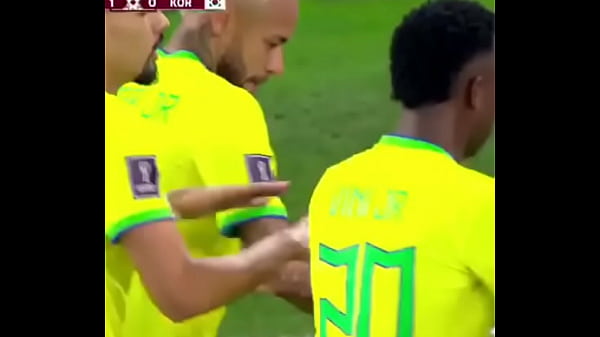 Brasil Ngebokong Korea Live!!! Neymar Dan Gengnya Pesta Pelangi