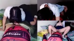 Adik Smp Pulang Sekolah, Langsung Ngewe Di Kamar.