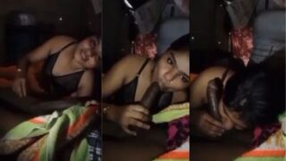 Gadis Desa Kasih Servis Mulut Hot Ke Kontol Besar Desi.