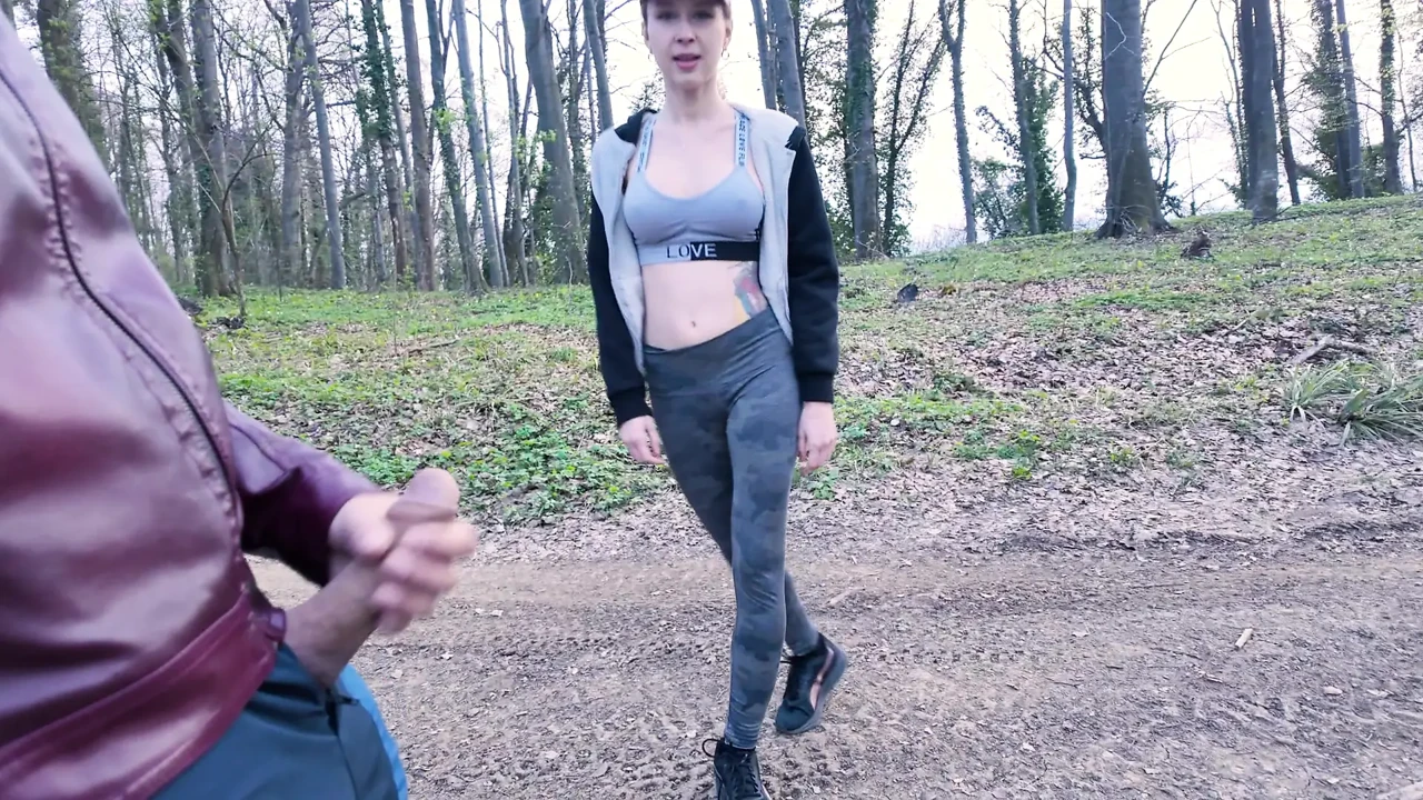 Fucked Two Lesbians In The Mouth On The Street