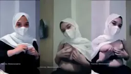Viral! Cewek Hijab Camilla Coli Sampai Basah
